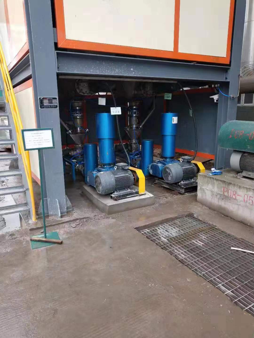 【廣州★南創】的氣力輸送現場